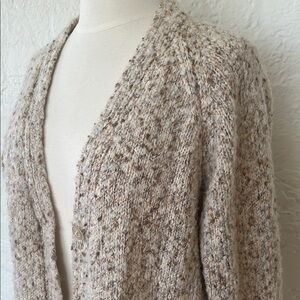 Beige Hand Knit Women's Sweater